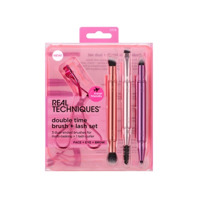 REAL TECHNIQUES - Double Time Brush + Lash Set image