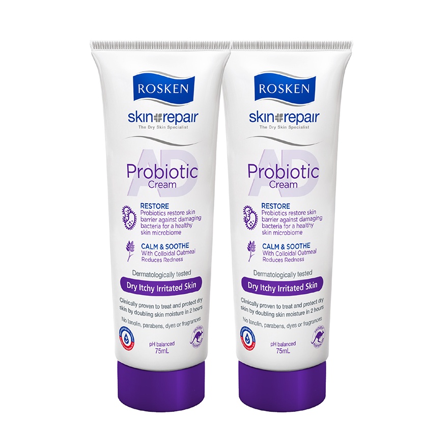 AD Probiotic Cream 75ml Twinpack image