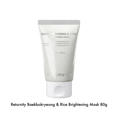 RETURNITY Baekbokryeong Rice Brightening Mask 80g
