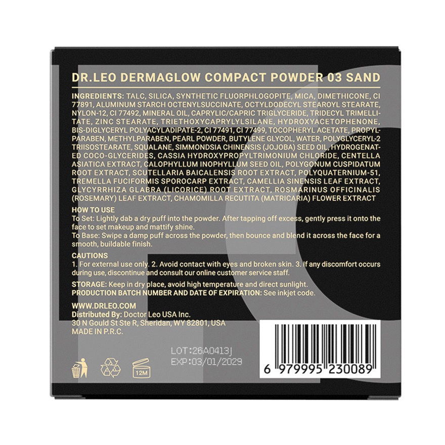 DermaGlow Compact Powder 03 Sand 8G image