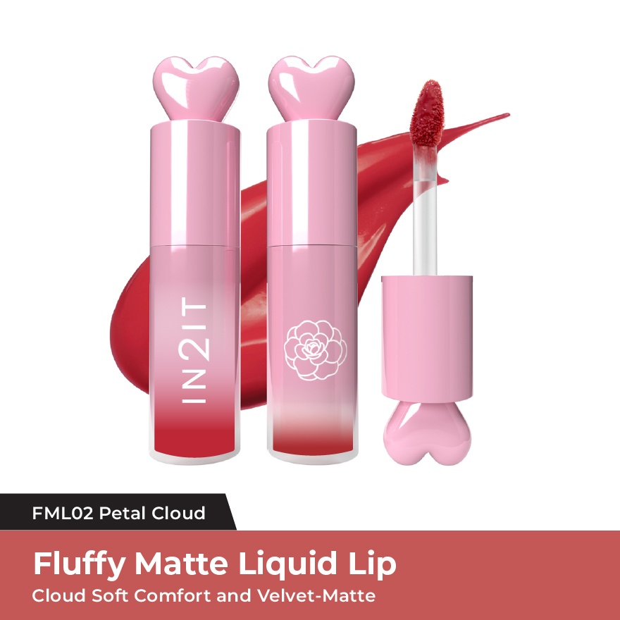 Fluffy Matte Liquid Lip Petal Cloud FML02 image