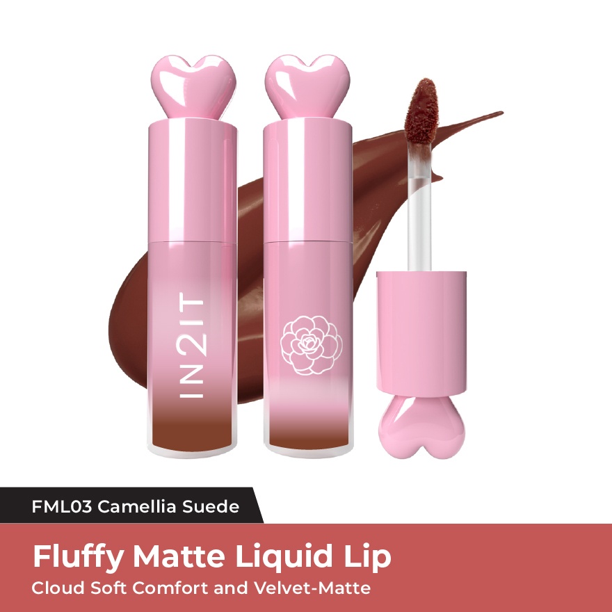 Fluffy Matte Liquid Lip Camellia Suede FML03 image