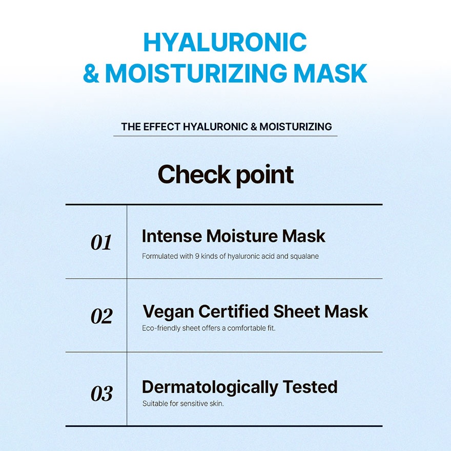 The Effect Hyaluronic & Moisturizing Mask 1s image