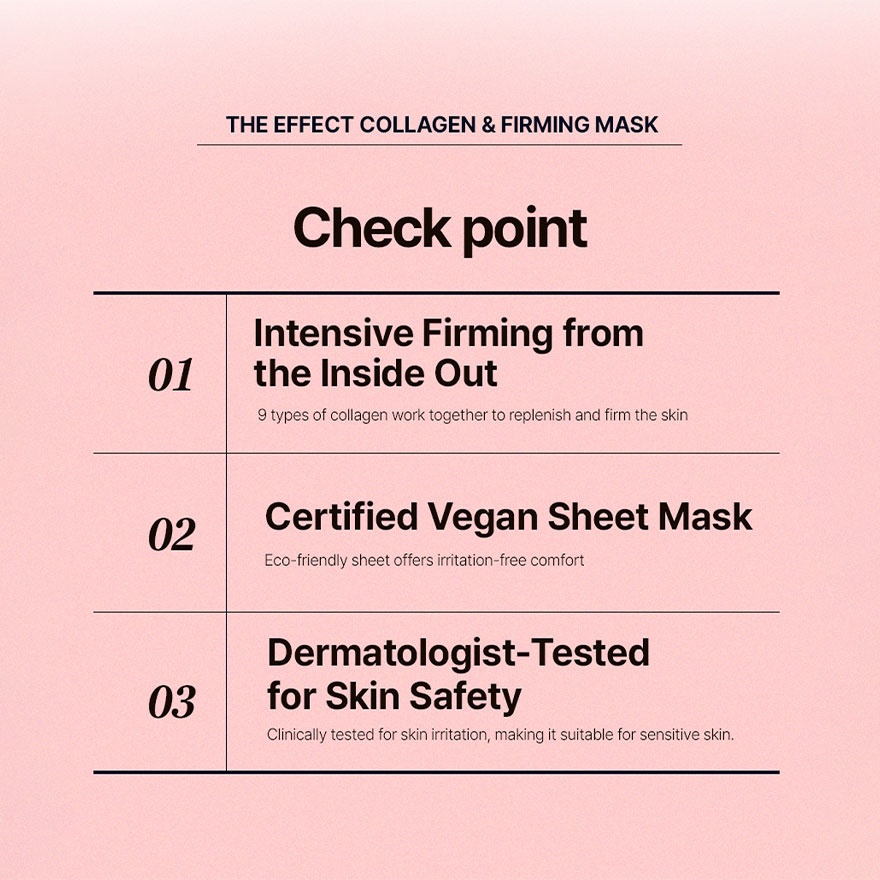 The Effect Collagen & Firming Mask 1s image