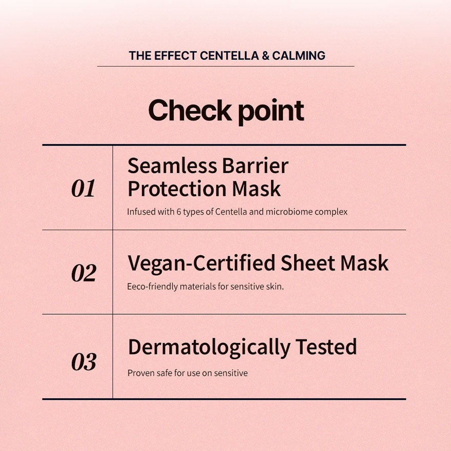 The Effect Centella & Calming Mask 1s image