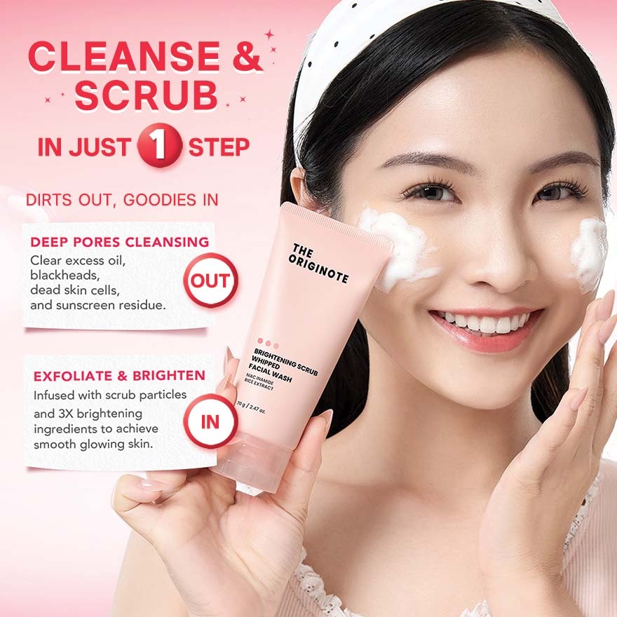 Brightening Scrub Whipped Facial Wash 70g image