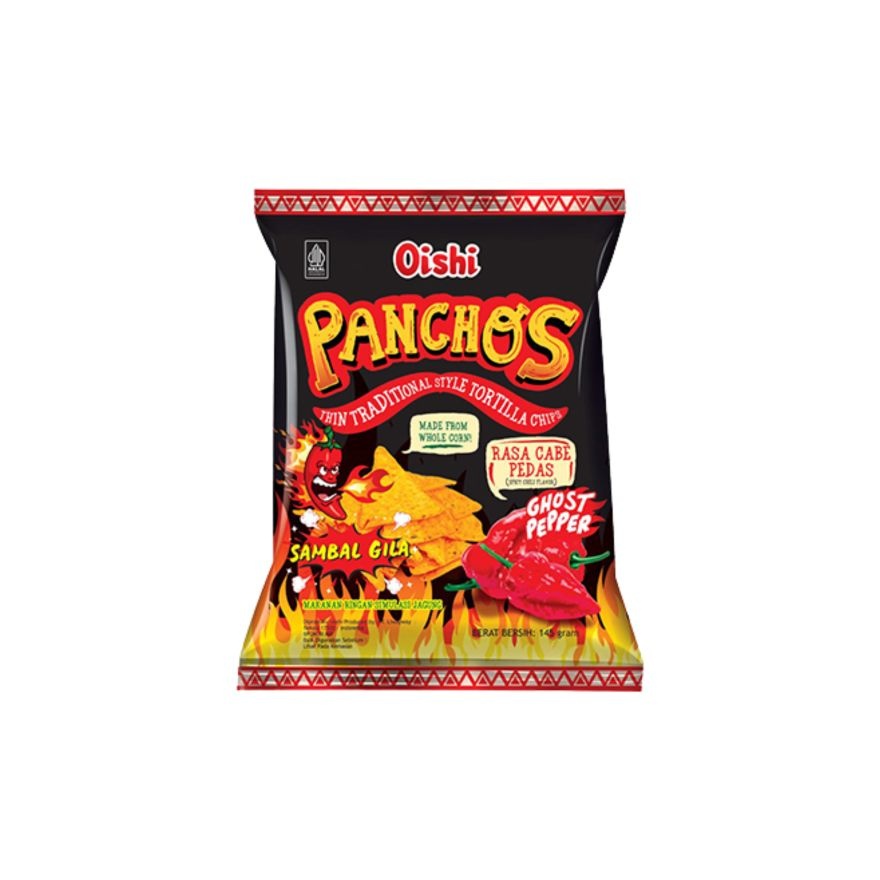 Panchos Tortilla Chips Ghost Pepper 145g image