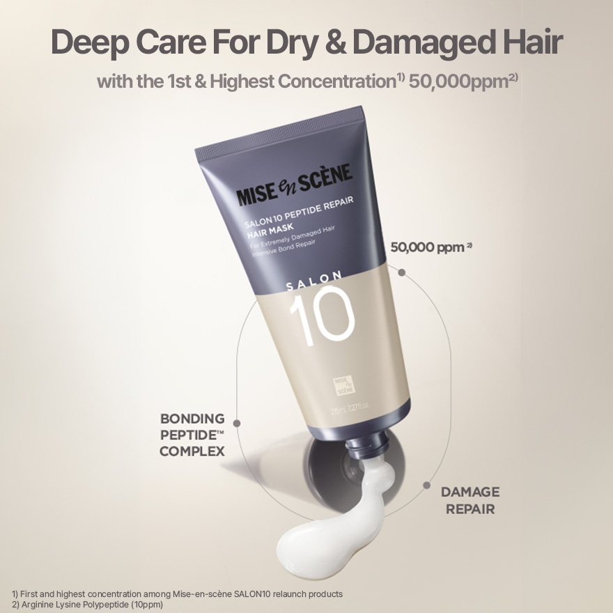 Salon 10 Peptide Repair Hair Mask 215ml image