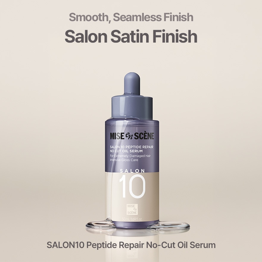 Salon 10 Peptide Repair No Cut Oil Serum 50ml image