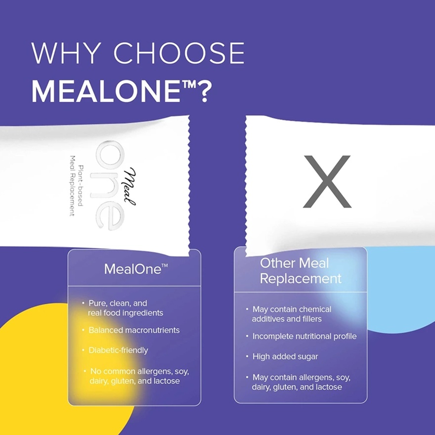 MealOne Vanilla Plant Based Meal Replacement (10 Sachets) image