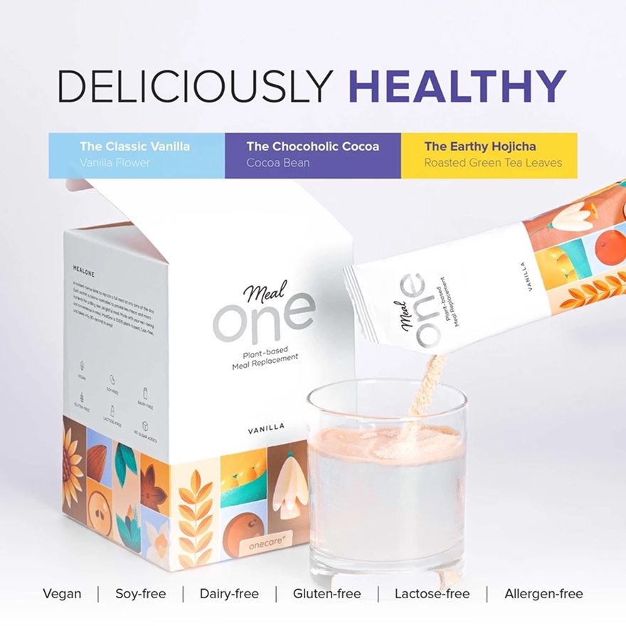MealOne Hojicha Plant Based Meal Replacement (10 Sachets) image