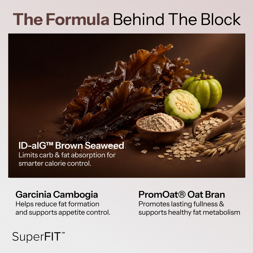 SuperFIT Block Dual Action Calorie & Fat Blocking Supplement (30 Sachets) image