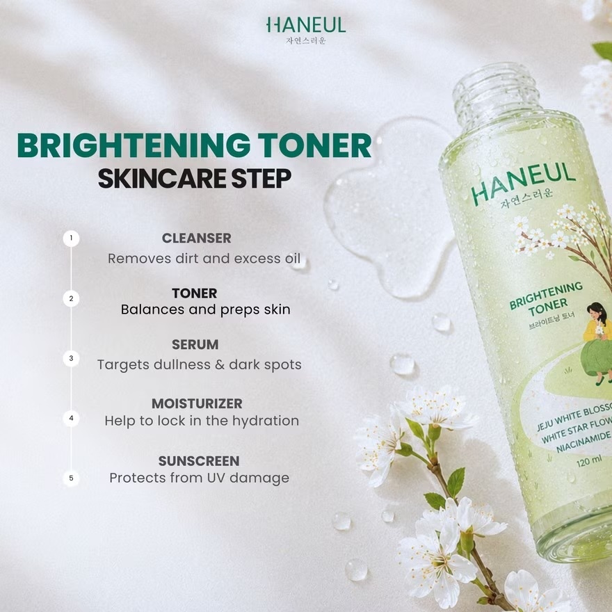 White Blossom Extract Brightening Toner 120ml image