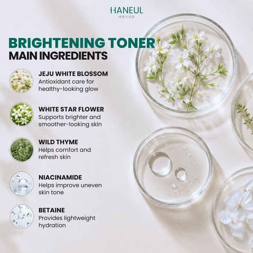 White Blossom Extract Brightening Toner 120ml image