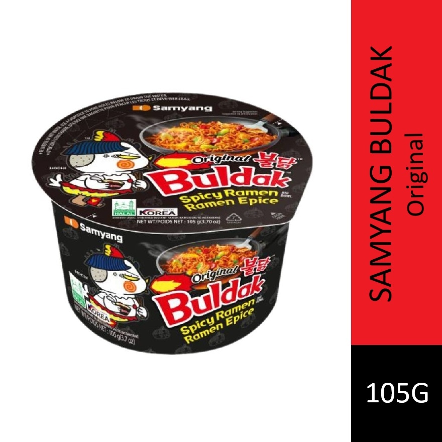 Buldak Hot Chicken Original Spicy Ramen Bowl 105g image
