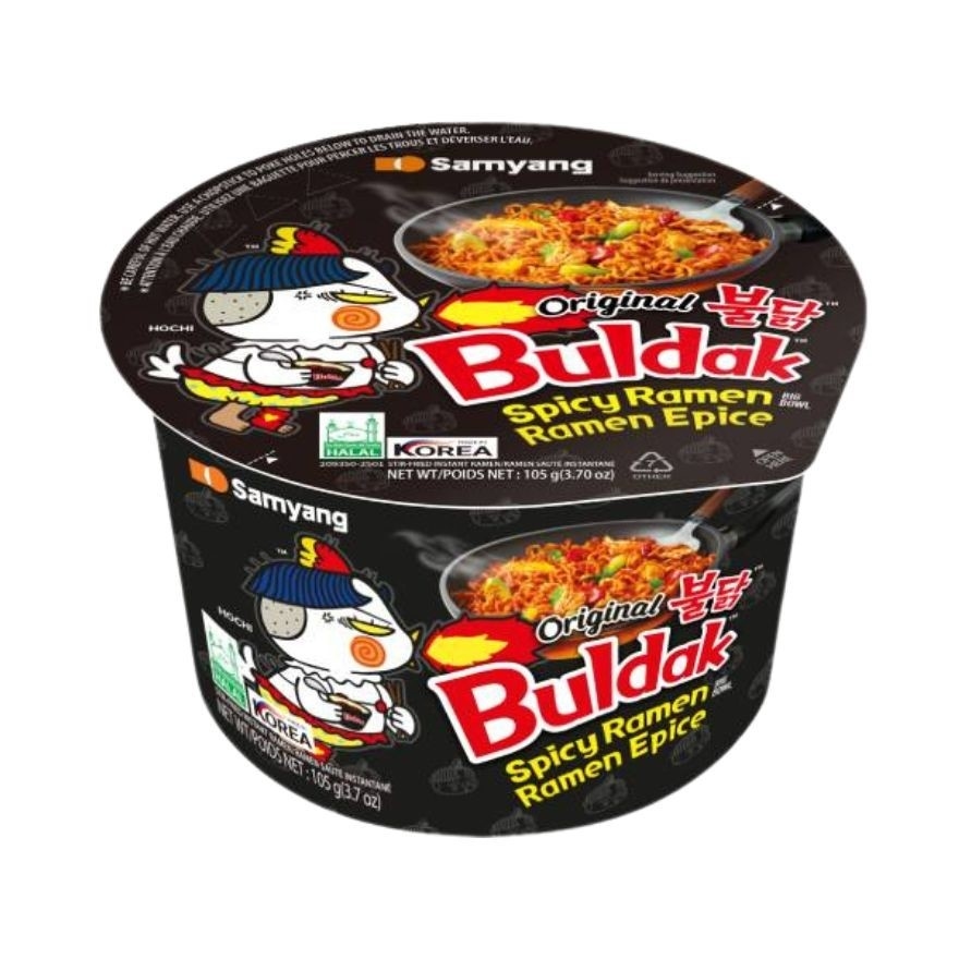 Buldak Hot Chicken Original Spicy Ramen Bowl 105g image