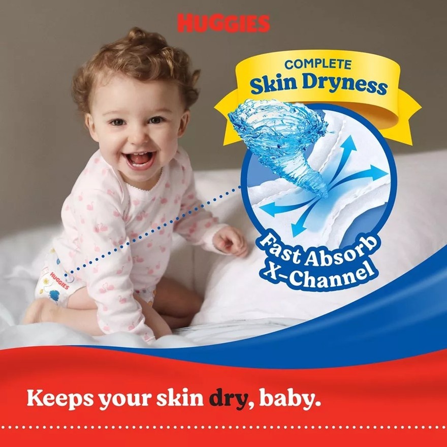 Dry Pants Diapers Value Twin Pack M (58SX2) - Absorbent and dry diapers for baby image