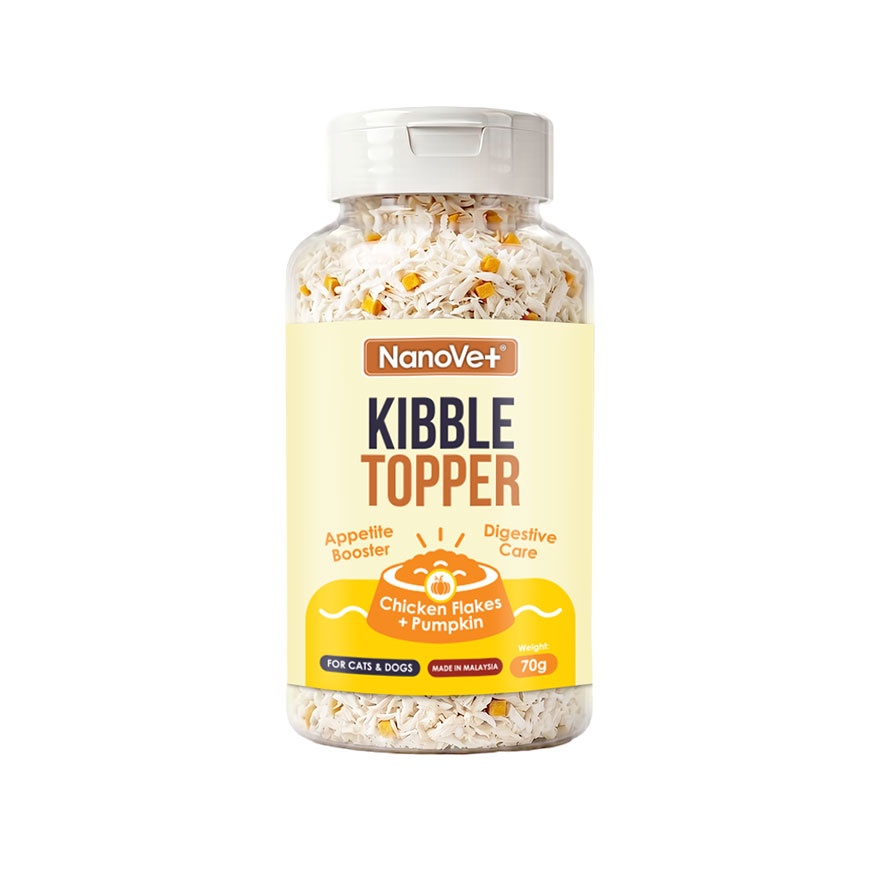 Kibble Topper Chicken Flakes + Pumpkin 70g image
