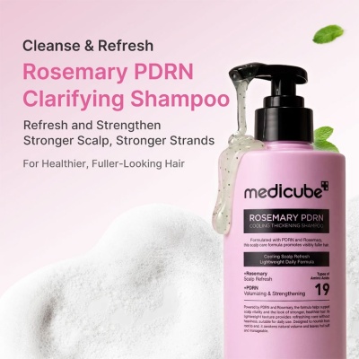 MEDICUBE Rosemary PDRN Cooling Thickening Shampoo 400ml image