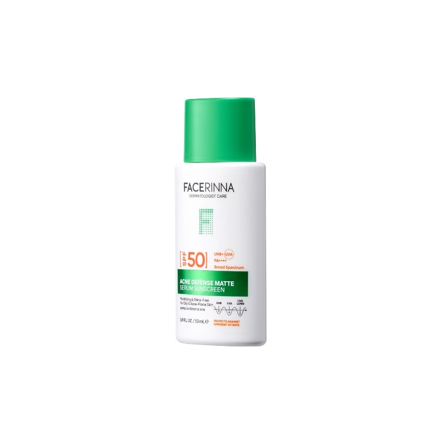 Acne defense matte serum sunscreen SPF50 PA++++ 50ML image
