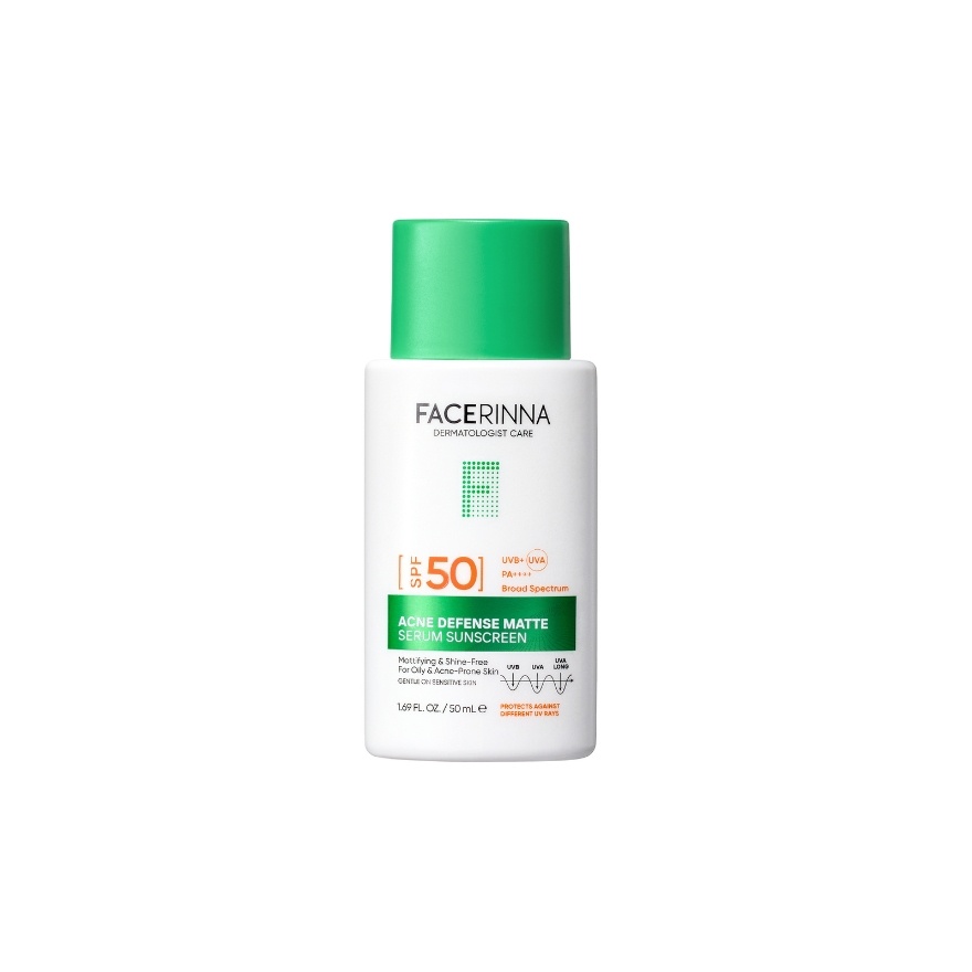 Acne defense matte serum sunscreen SPF50 PA++++ 50ML image