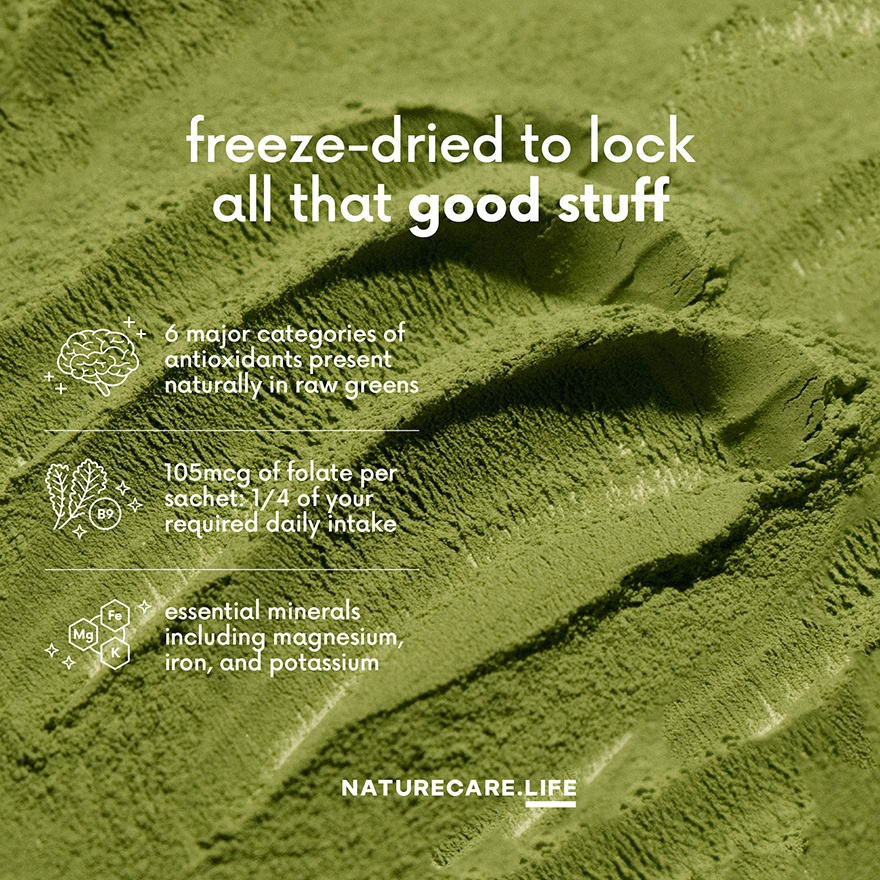 Greenergy Blend of 8 Freeze Dried Greens 30x3g image