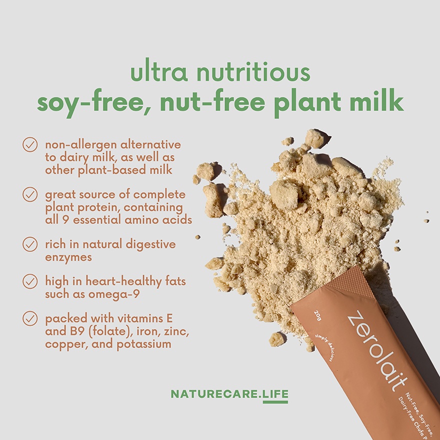 Zerolait Nut Free, Soy Free, Dairy Free Plant Milk 14x20g image