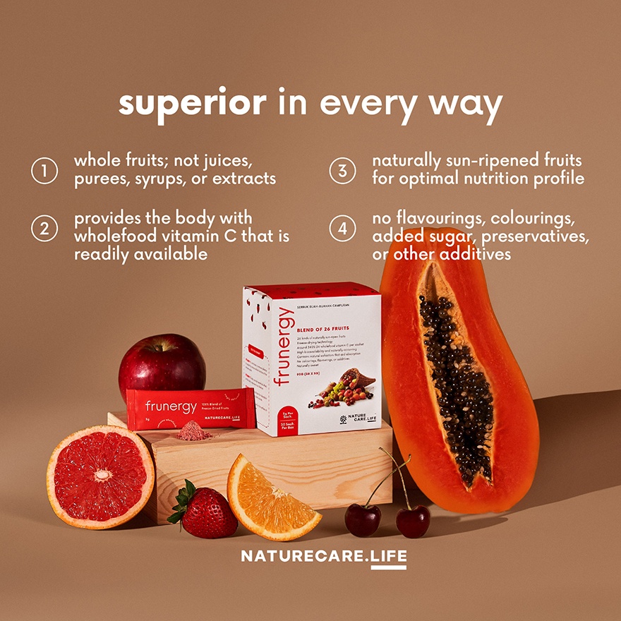 Frunergy® Blend of 26 Freeze Dried Fruits 30x3g image