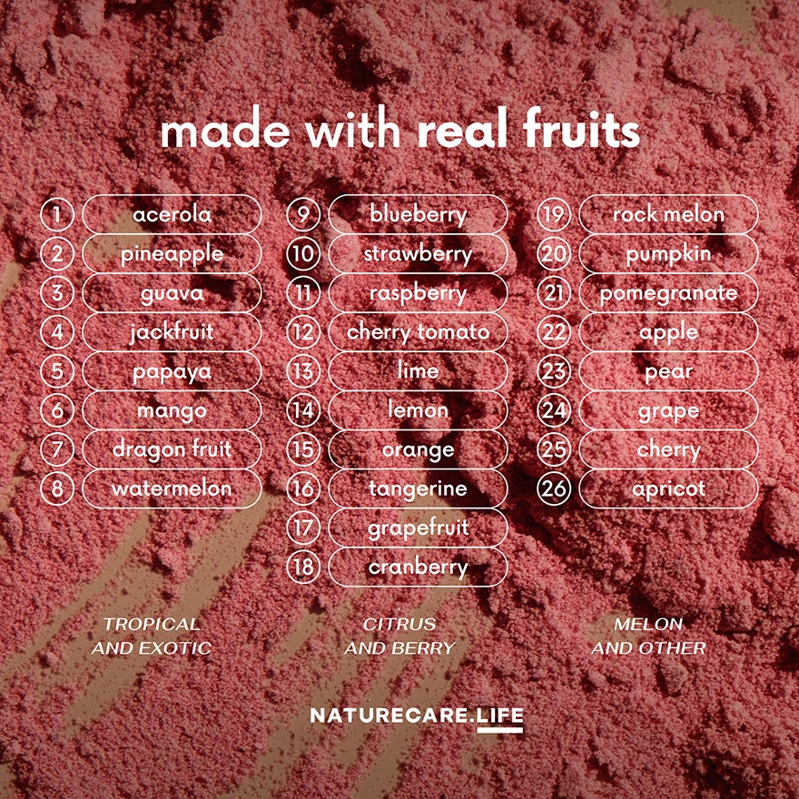 Frunergy® Blend of 26 Freeze Dried Fruits 30x3g image