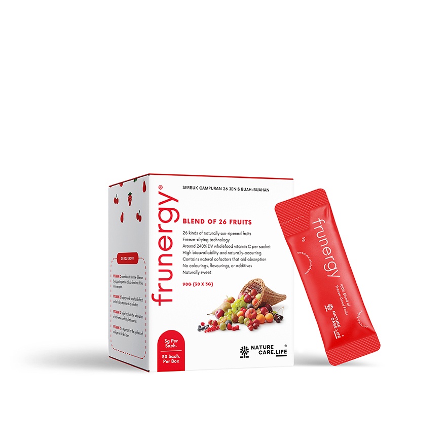 Frunergy® Blend of 26 Freeze Dried Fruits 30x3g image