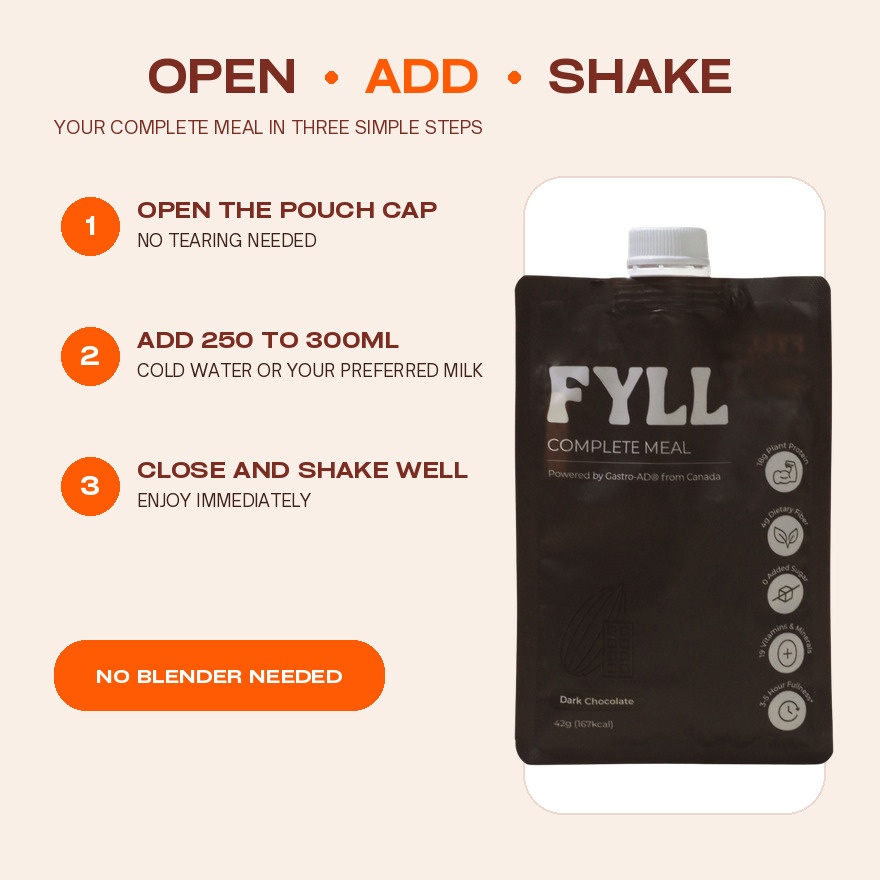 Complete Meal Replacement Dark Chocolate 42g image