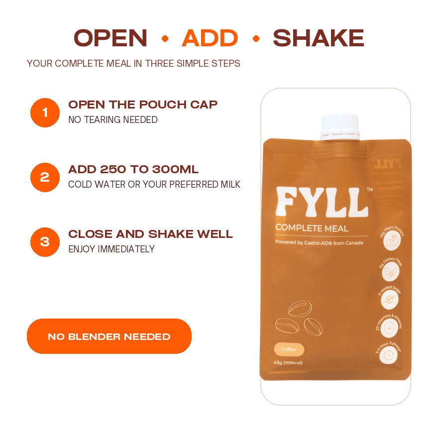 Complete Meal Replacement Coffee 43g image