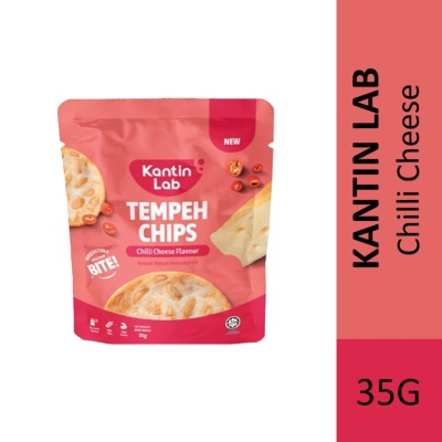 KANTIN LAB, Tempeh Chips Chilli Cheese Flavour 35g | Watsons Malaysia