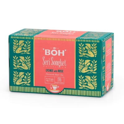 BOH Seri Songket Lychee With Rose Teabag 20 x 2g image