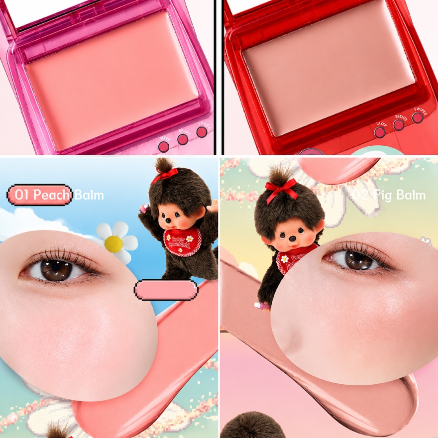 Monchhichi Limited Edition Game Station Lip & Cheek Healthy Balm Fig Balm image