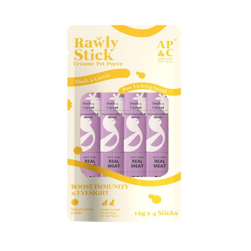 Rawly Stick Pet Puree Duck & Carrot 4s image