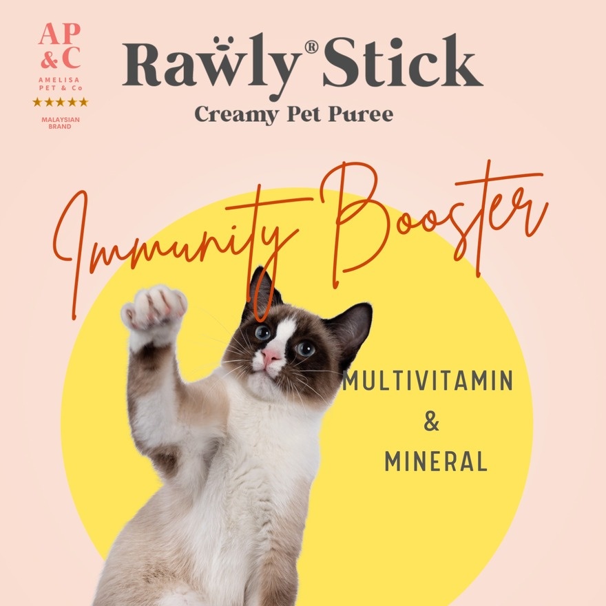 Rawly Stick Pet Puree Salmon & Egg yolk 4s image