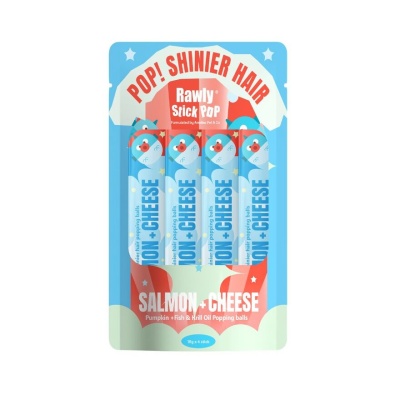 AMELISA PETS & CO Rawly Stick Pop Salmon + Cheese 4s
