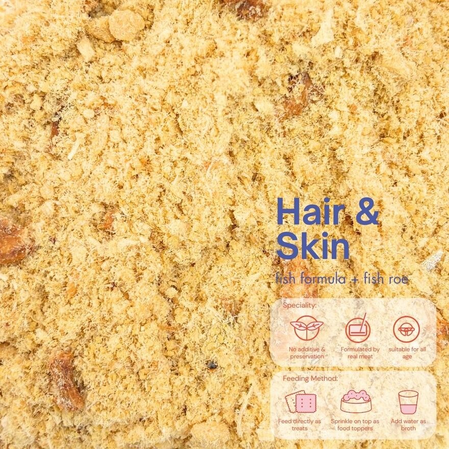 Rawly Floss Functional Food Topper Fish Formula Hair & Skin 10g image