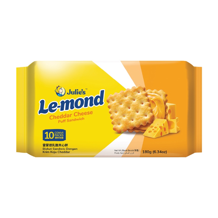Le Mond Cheddar Cheese Puff Sandwich 180g image