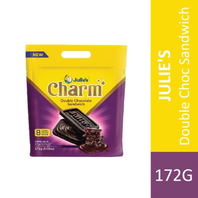 JULIE'S Charm Double Chocolate Sandwich 172g image
