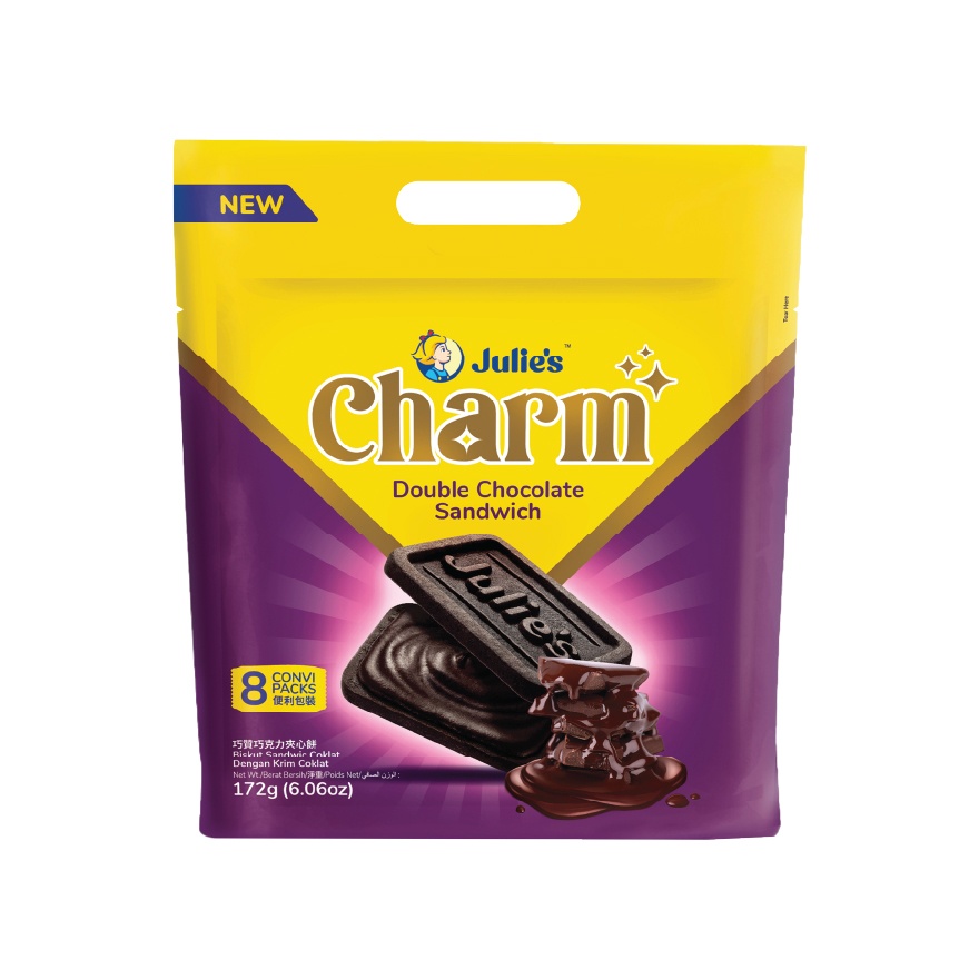 Charm Double Chocolate Sandwich 172g image
