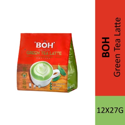 BOH Green Tea Latte 12 x 27g image