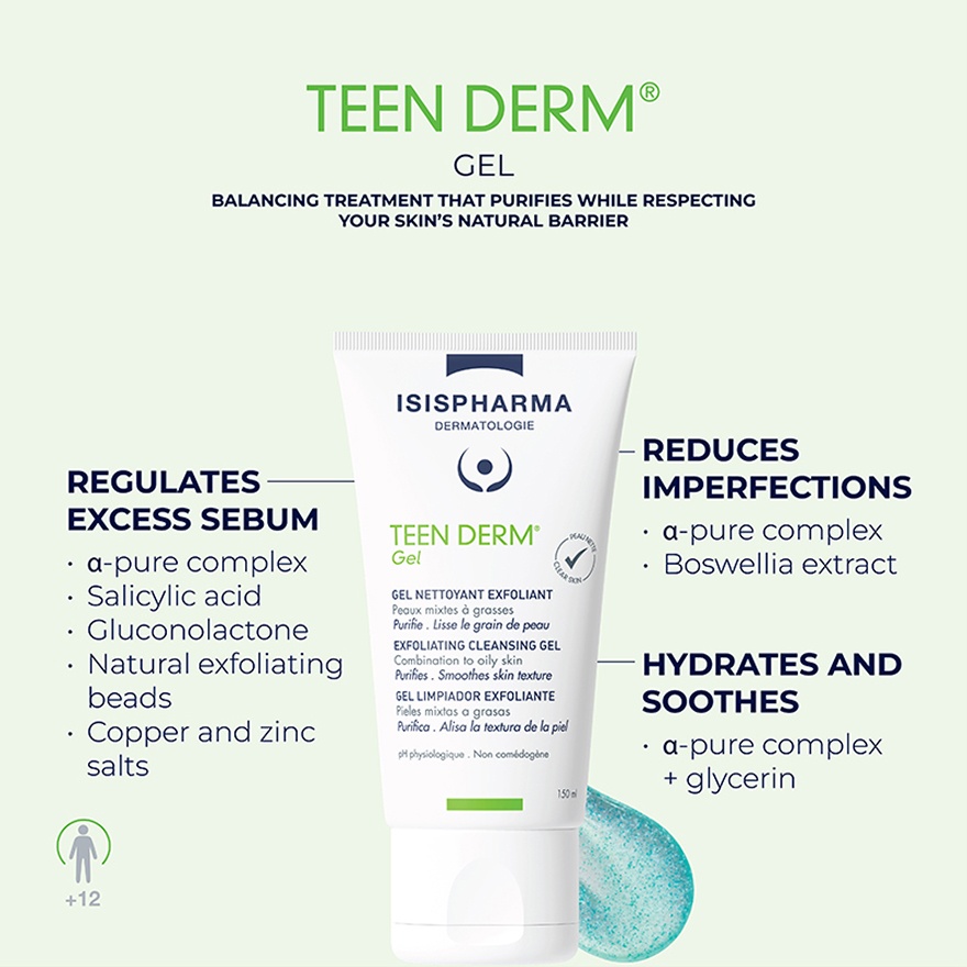 Teen Derm Exfoliating Cleansing Gel 150ml image