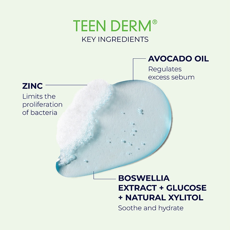 Teen Derm Purifying Cleansing Gel Sensitive 100ml image