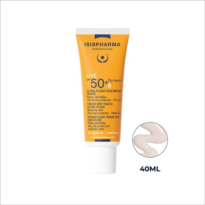 ISISPHARMA UVE SPF50+ Dry Touch Light Tinted 40ml image