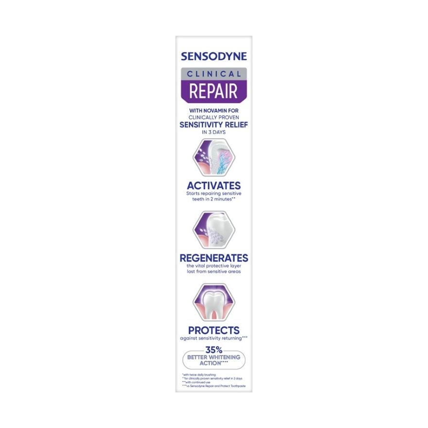 Clinical Repair Active White Sensitive Toothpaste 100g image