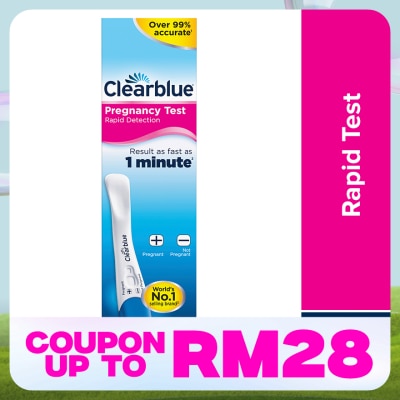 CLEARBLUE Pregnancy Rapid Test Kit 1's