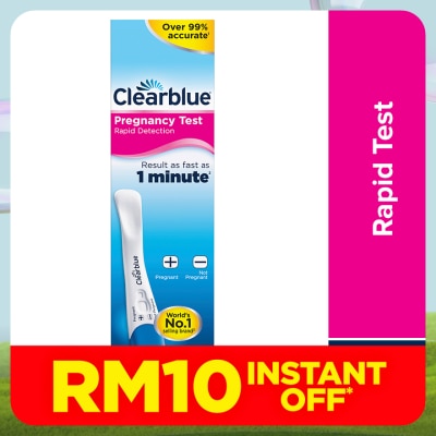 CLEARBLUE Pregnancy Rapid Test Kit 1's