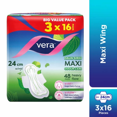 VERA Daun Sirih Maxi Wing 24cm 3x16s image